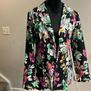 Bright floral blazer sized medium